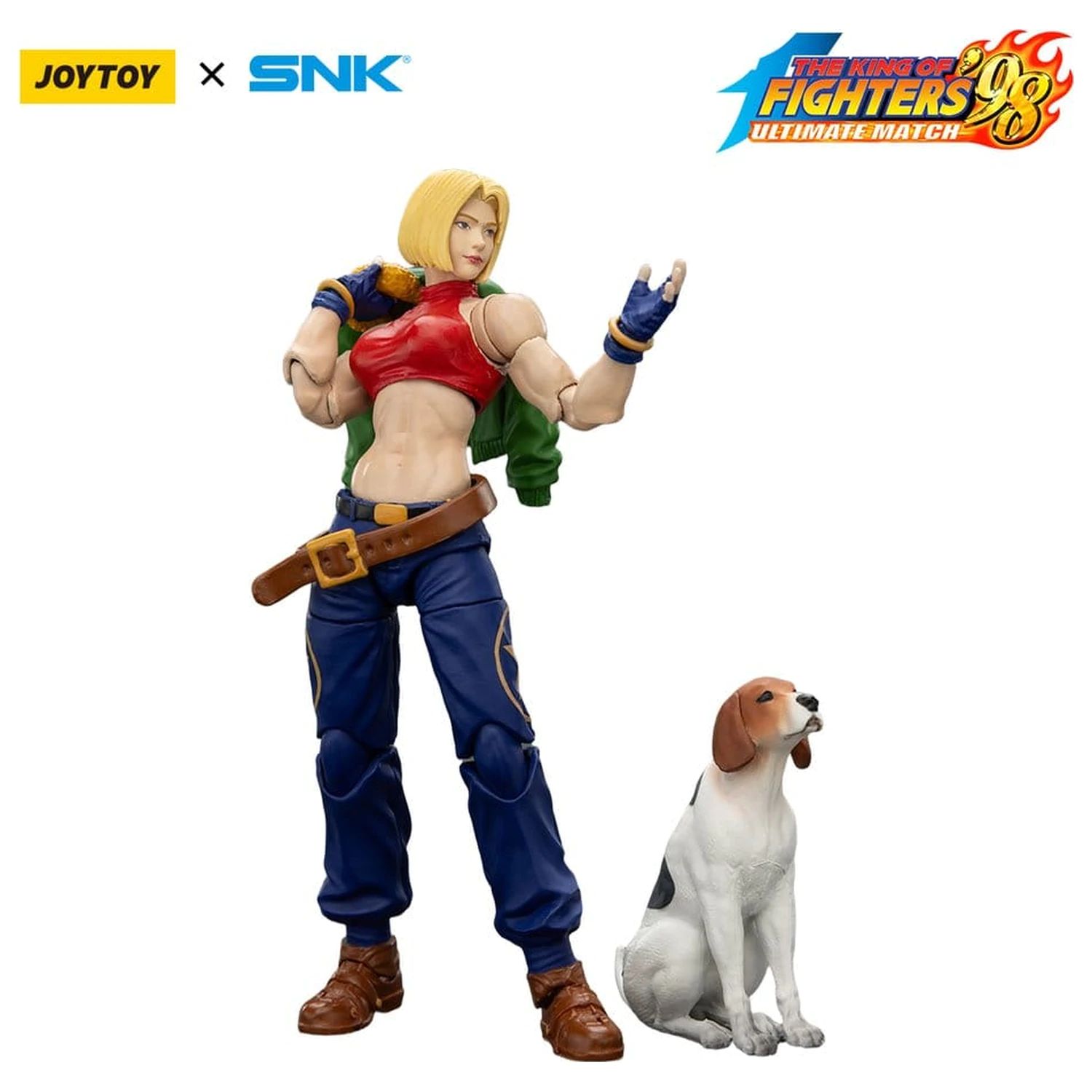 The King of Fighters '98 Ultimate Match Action Figure Blue Mary 11 cm produktová fotografia