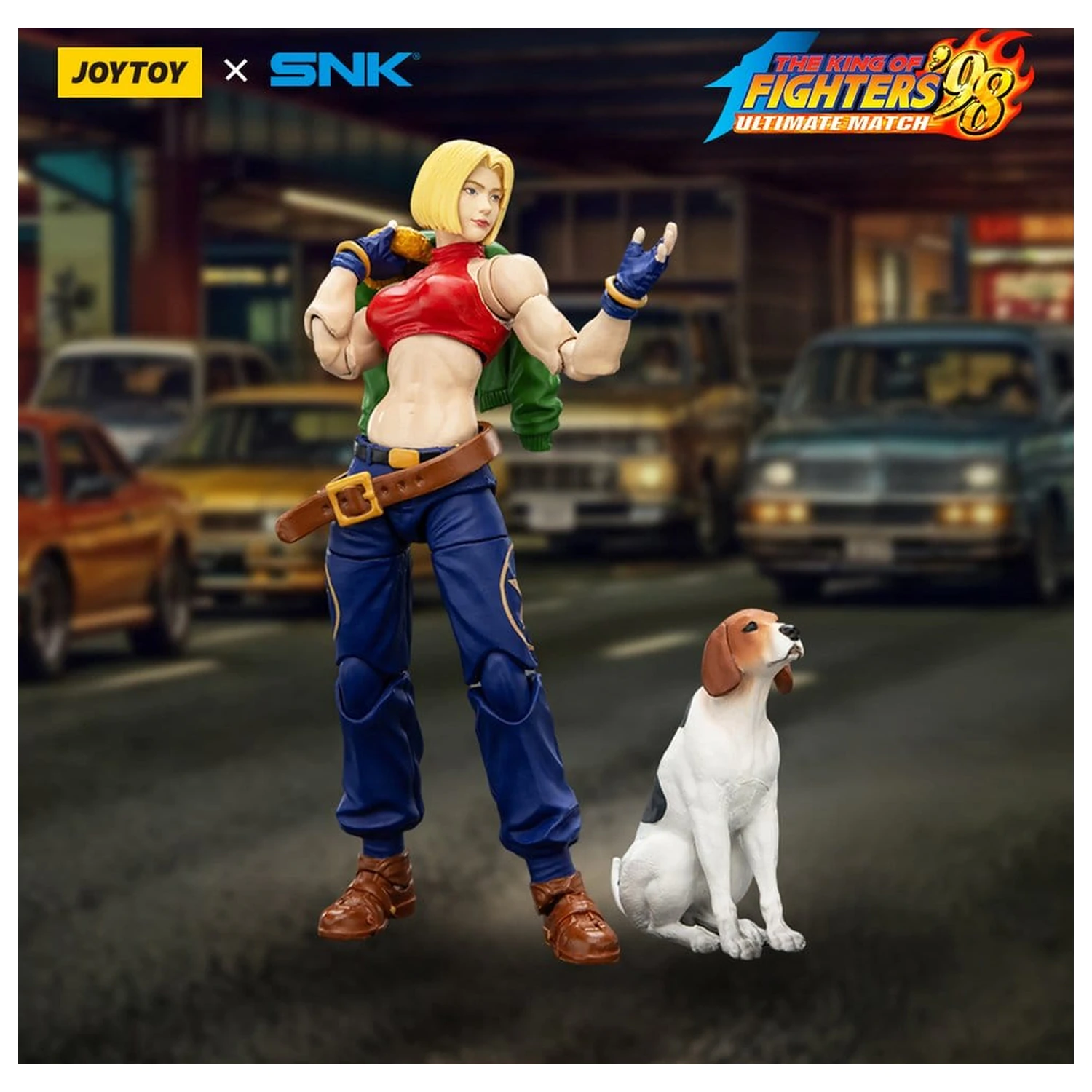 The King of Fighters '98 Ultimate Match Action Figure Blue Mary 11 cm produktová fotografia