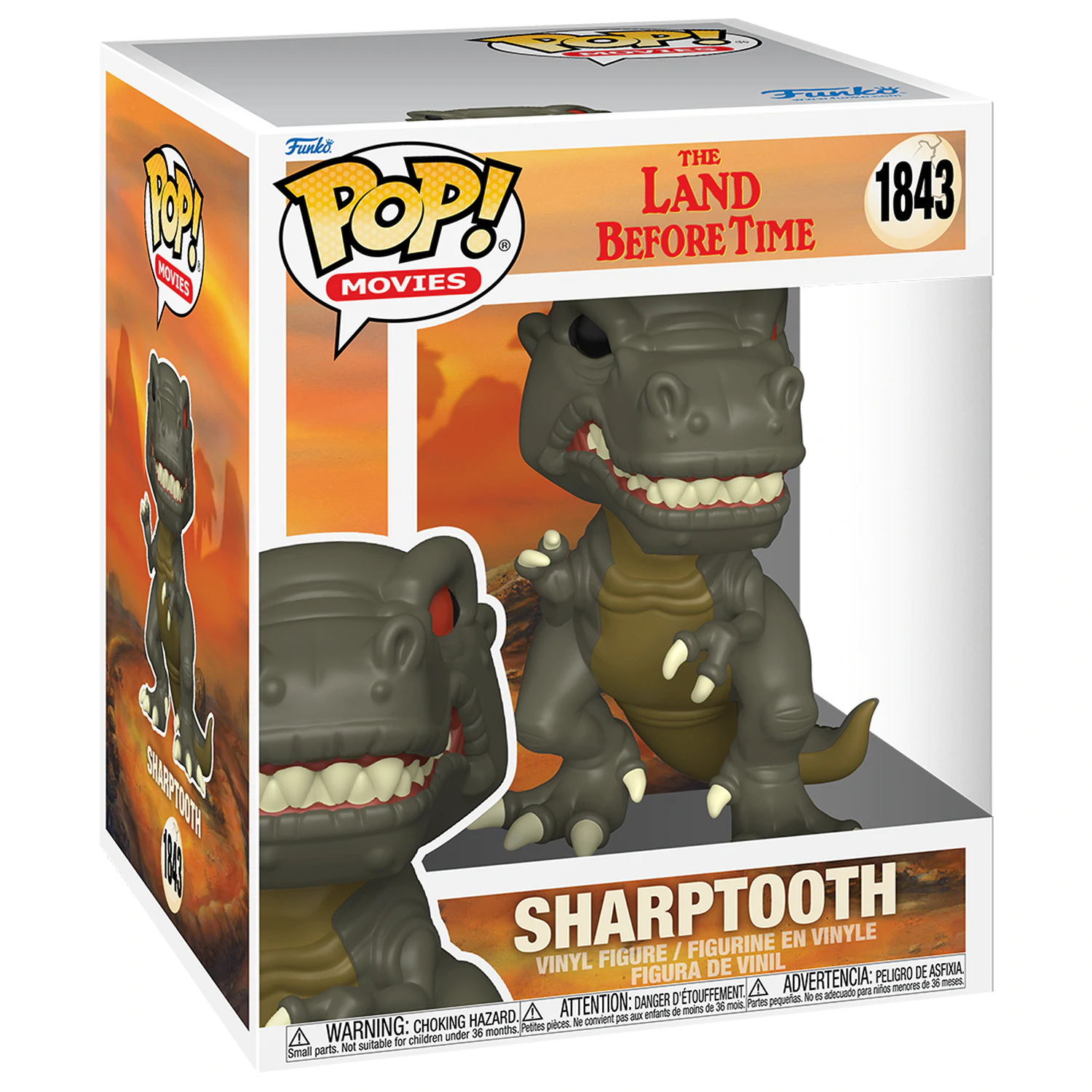 The Land Before Time Super Sized Funko POP! Vinylová figúrka Sharptooth 15 cm produktová fotografia