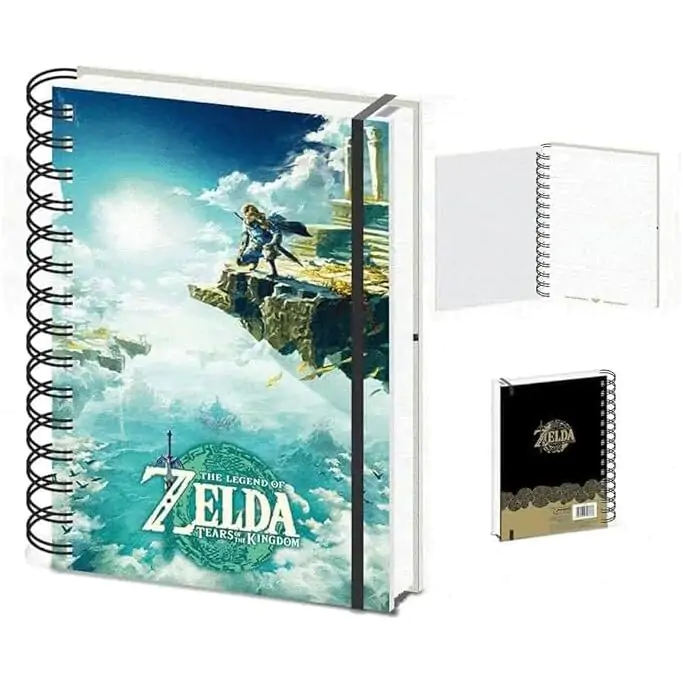 The Legend of Zelda A5 lentikulárny zápisník produktová fotografia