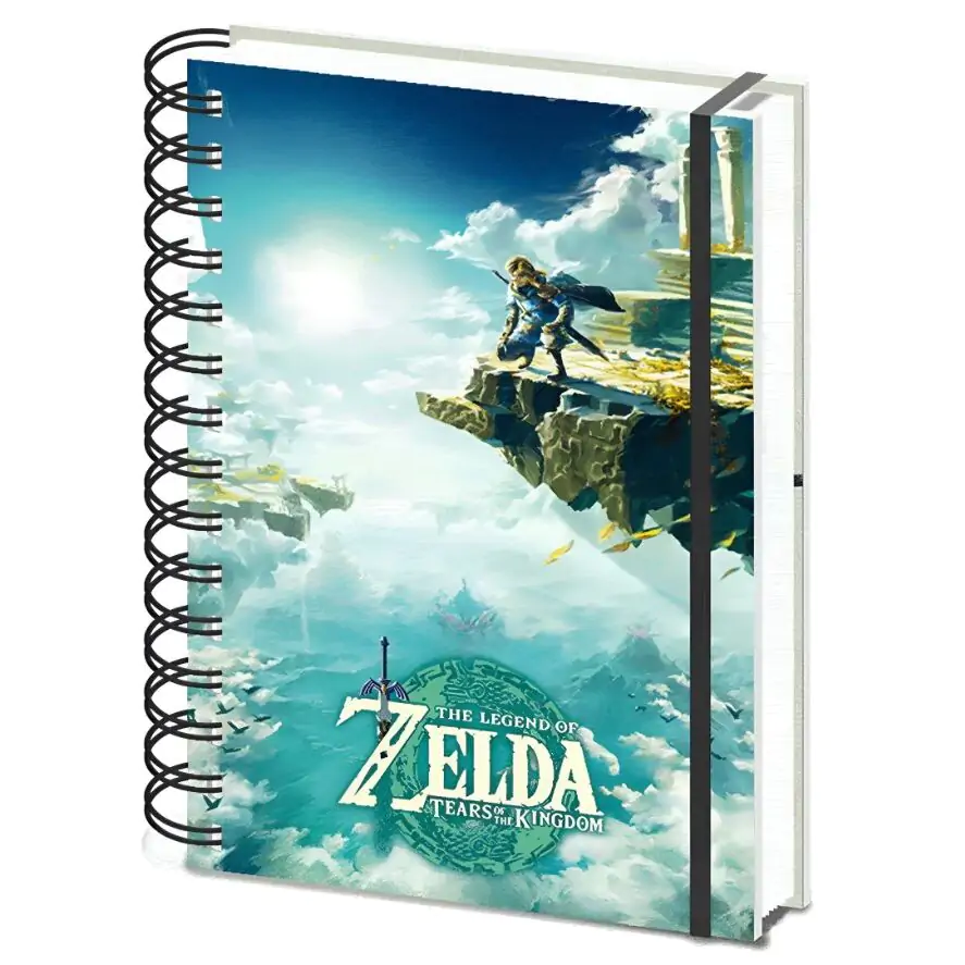 The Legend of Zelda A5 lentikulárny zápisník produktová fotografia