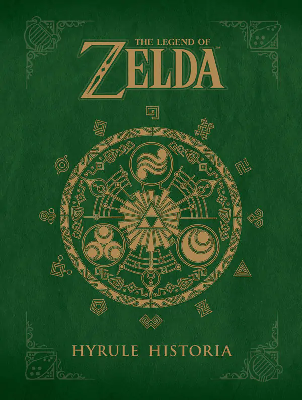 The Legend of Zelda Kniha Hyrule Historia produktová fotografia