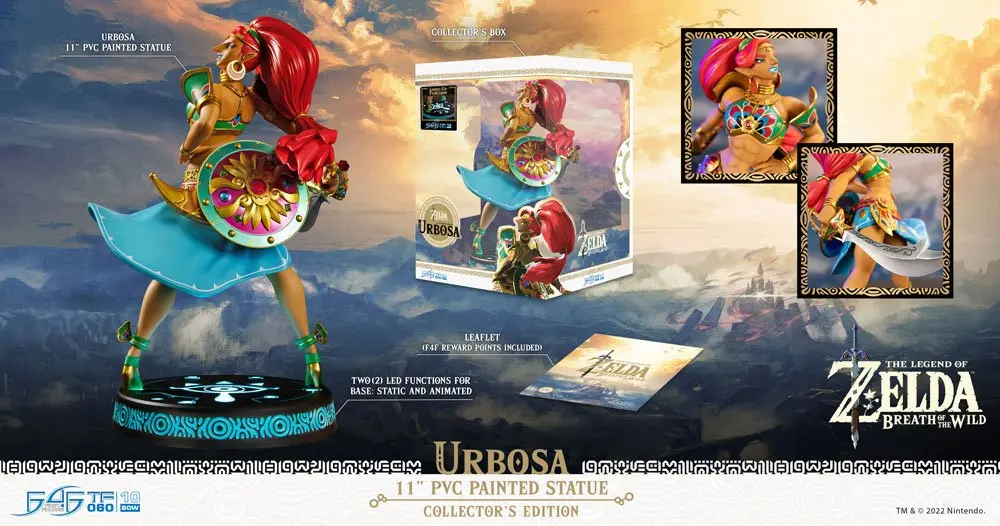 The Legend of Zelda Breath of the Wild PVC socha Urbosa zberateľská edícia 28 cm produktová fotografia