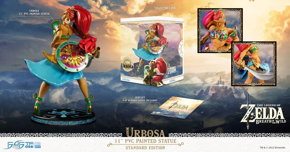 The Legend of Zelda Breath of the Wild PVC figúrka Urbosa štandard kiadás 27 cm termékfotó