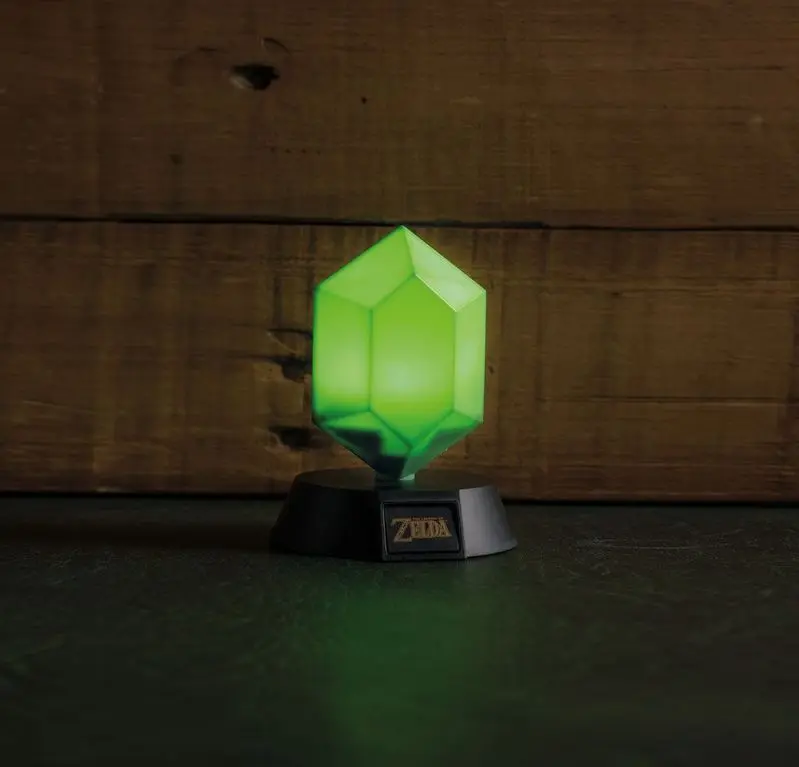 Legend of Zelda 3D svetlo Green Rupee 10 cm produktová fotografia