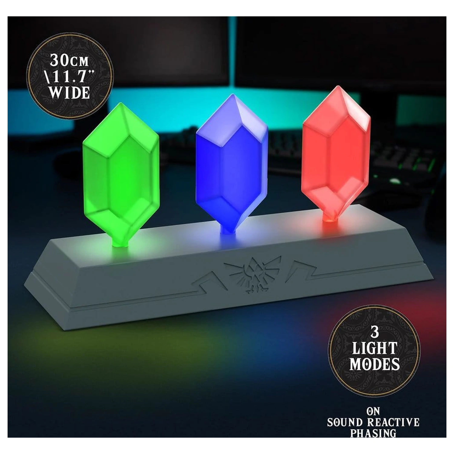 The Legend of Zelda Icon Light Plus svietidlo Rupee 30 cm produktová fotografia