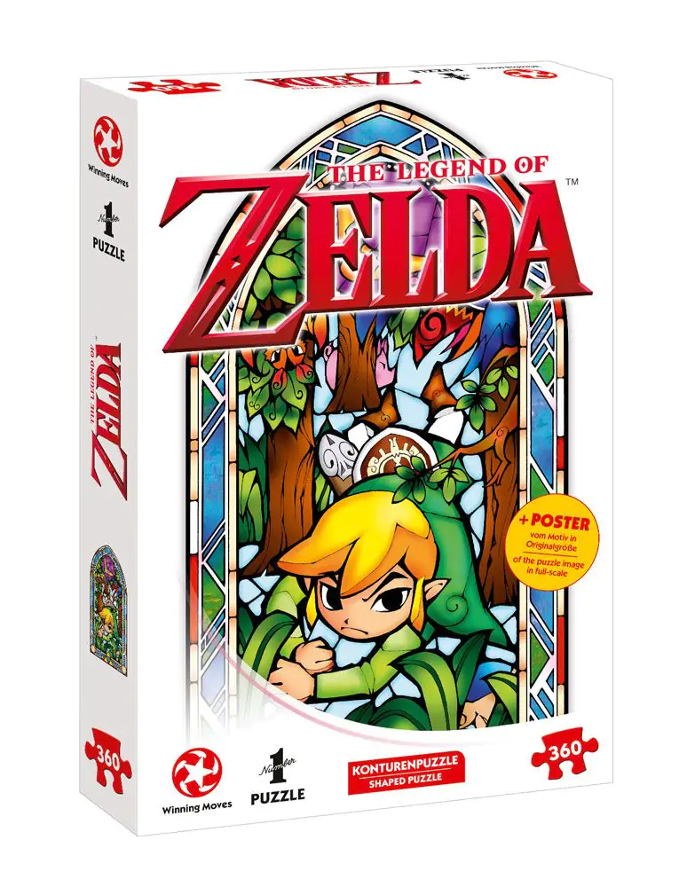 The Legend of Zelda Jigsaw Puzzle Link Boomerang Skladačka produktová fotografia