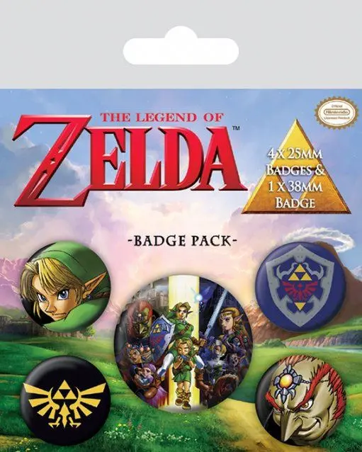 The Legend of Zelda Pin-Back Buttons 5-kusový set Link termékfotó