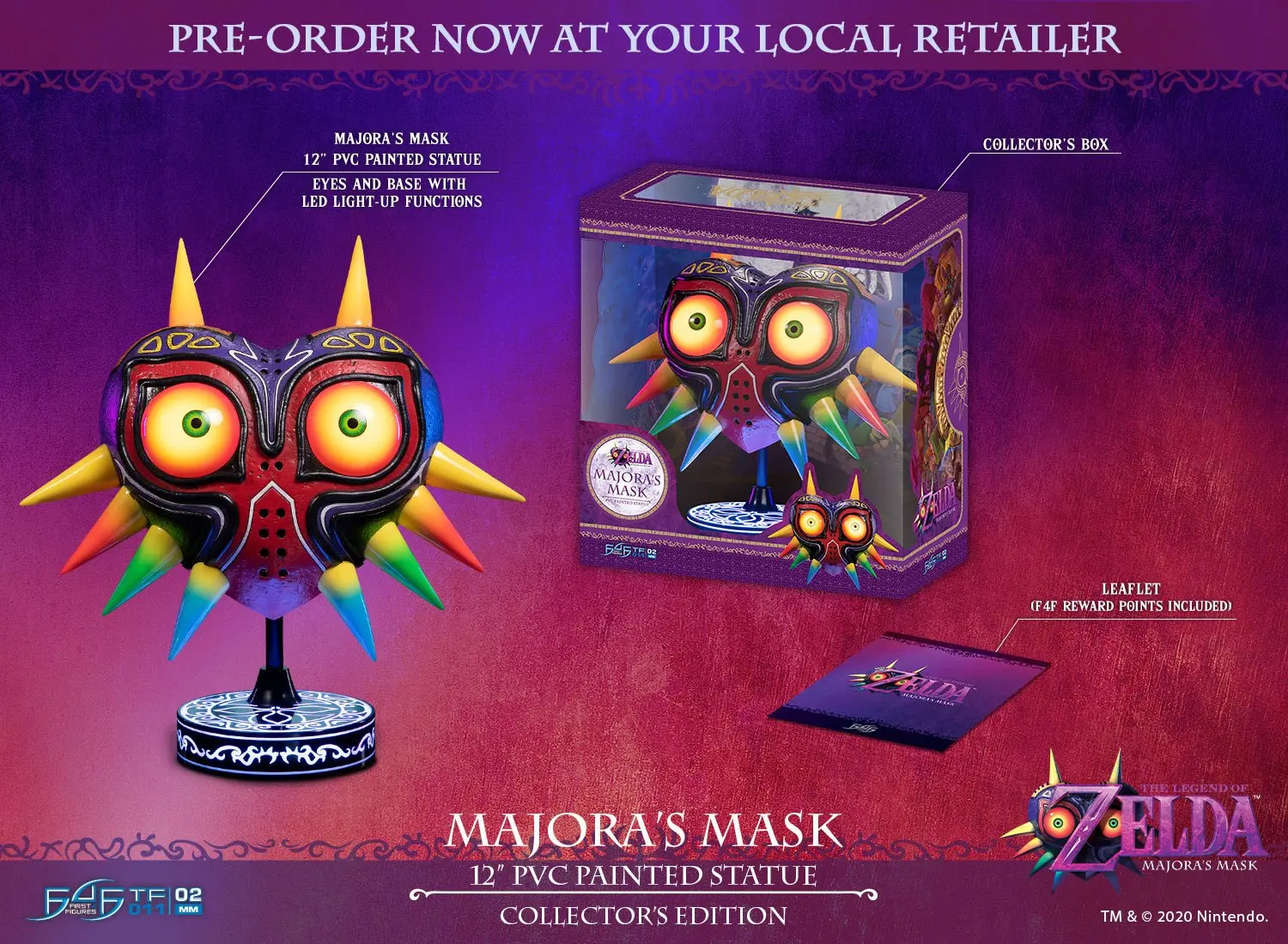 The Legend of Zelda PVC Soška Majora's Mask Collectors Edition 30 cm termékfotó