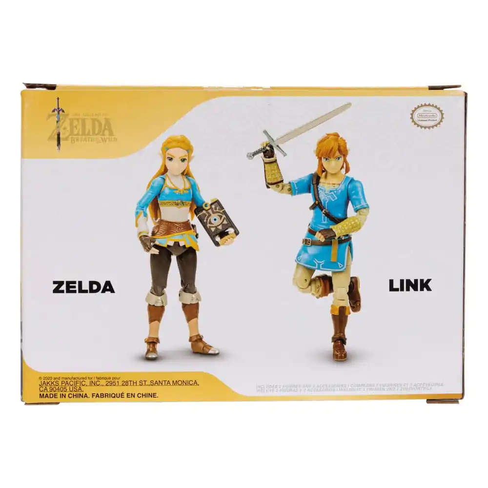 The Legend of Zelda Akčná figúrka 2-Pack Princess Zelda, Link 10 cm produktová fotografia