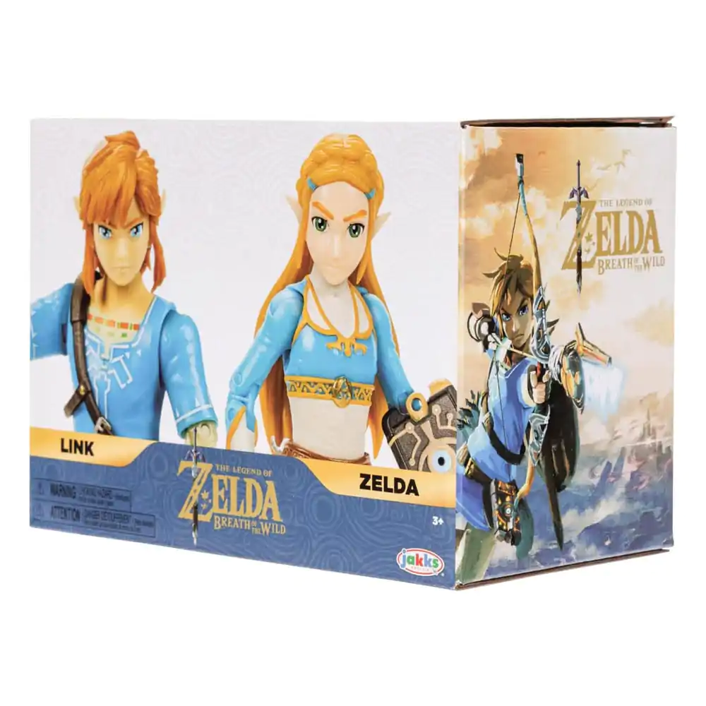 The Legend of Zelda Akčná figúrka 2-Pack Princess Zelda, Link 10 cm produktová fotografia