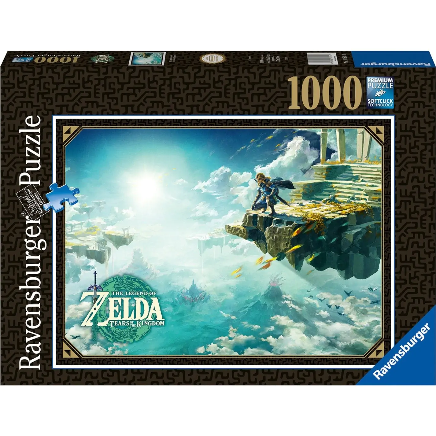 The Legend of Zelda: Tears of the Kingdom Jigsaw Puzzle Cover Art (1000 kusov) termékfotó