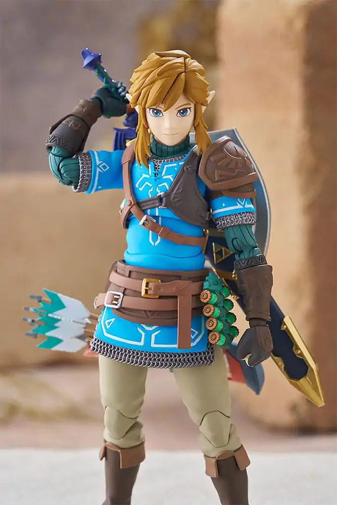 The Legend of Zelda Tears of the Kingdom Figma akčná figúrka Link Tears of the Kingdom Ver. DX Edition 15 cm termékfotó