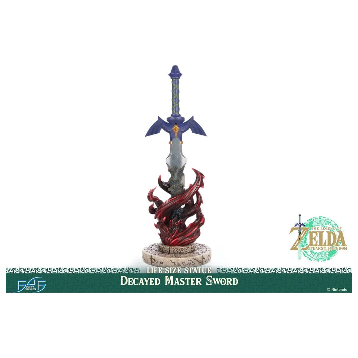 The Legend of Zelda: Tears of the Kingdom socha v životnej veľkosti 1/1 Decayed Master Sword 71 cm produktová fotografia