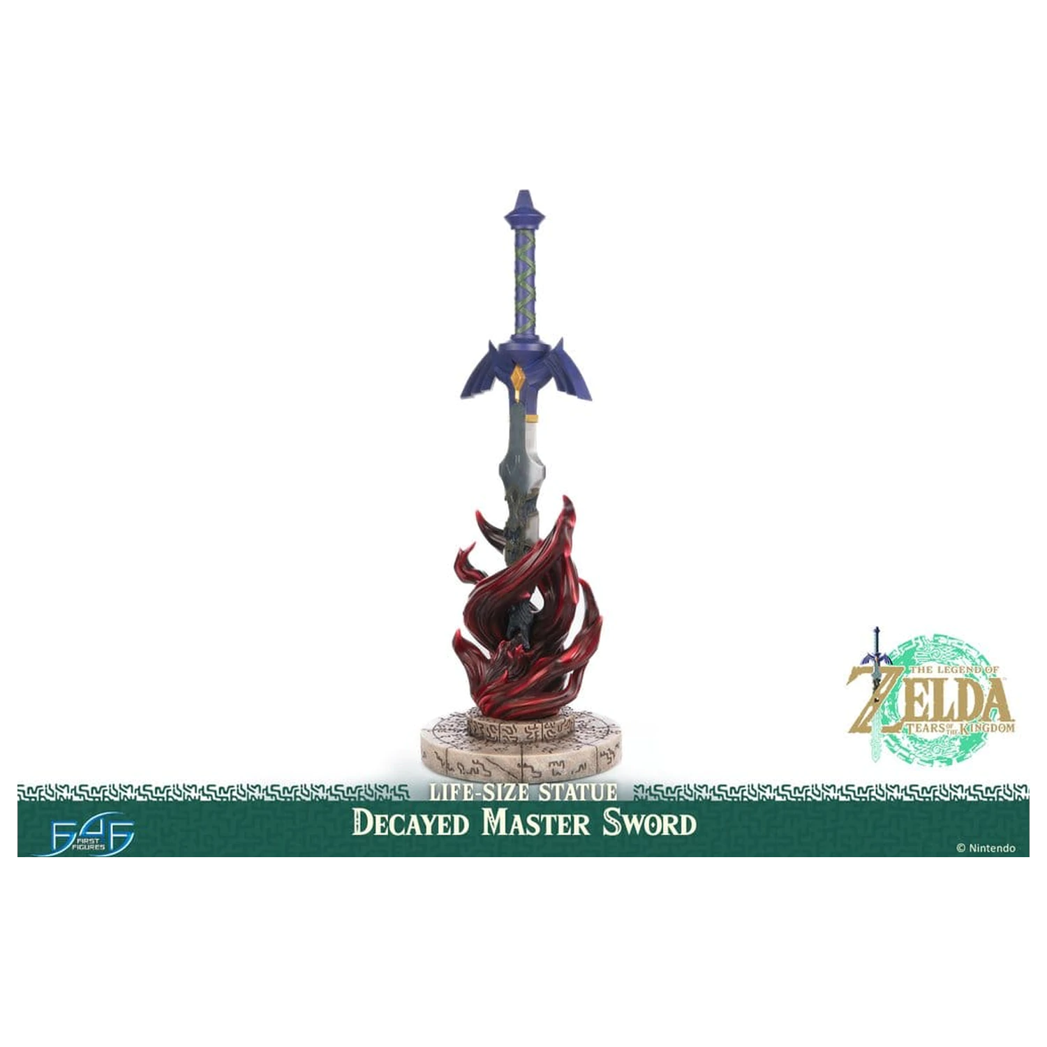 The Legend of Zelda: Tears of the Kingdom socha v životnej veľkosti 1/1 Decayed Master Sword 71 cm produktová fotografia
