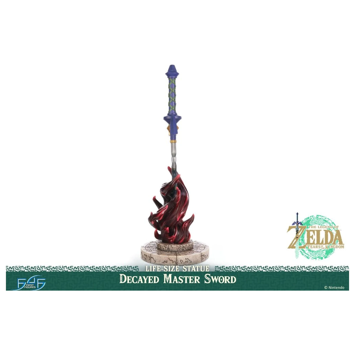 The Legend of Zelda: Tears of the Kingdom socha v životnej veľkosti 1/1 Decayed Master Sword 71 cm produktová fotografia