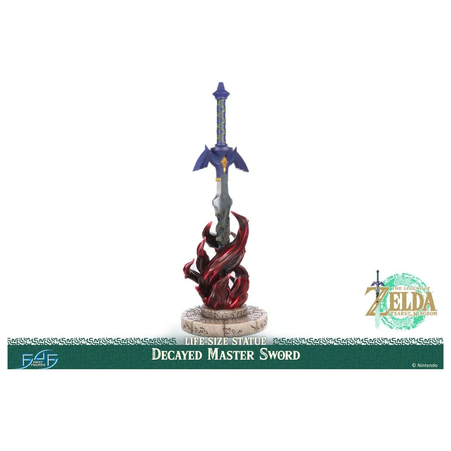 The Legend of Zelda: Tears of the Kingdom socha v životnej veľkosti 1/1 Decayed Master Sword 71 cm produktová fotografia