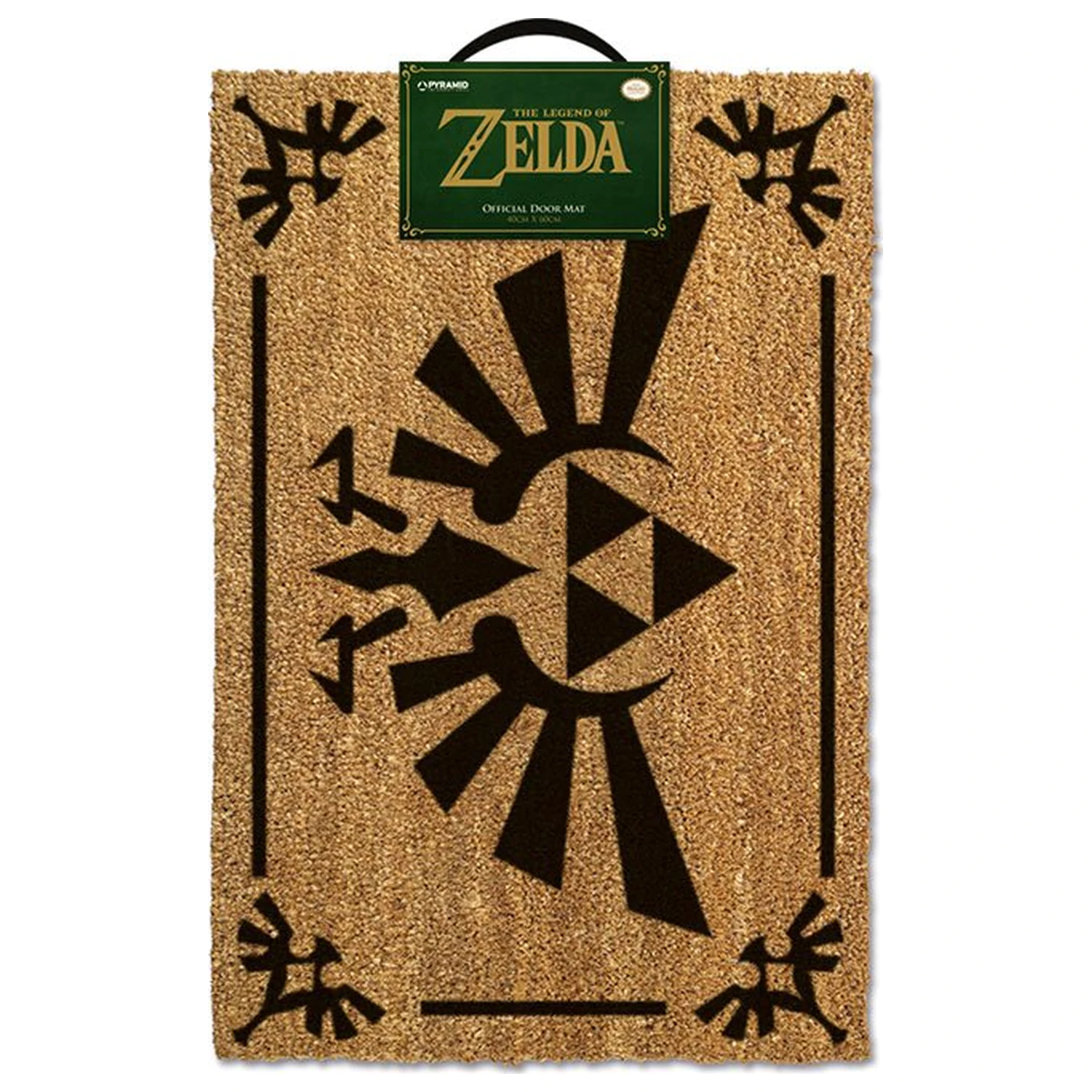 The Legend of Zelda Rohožka (Triforce Black) produktová fotografia