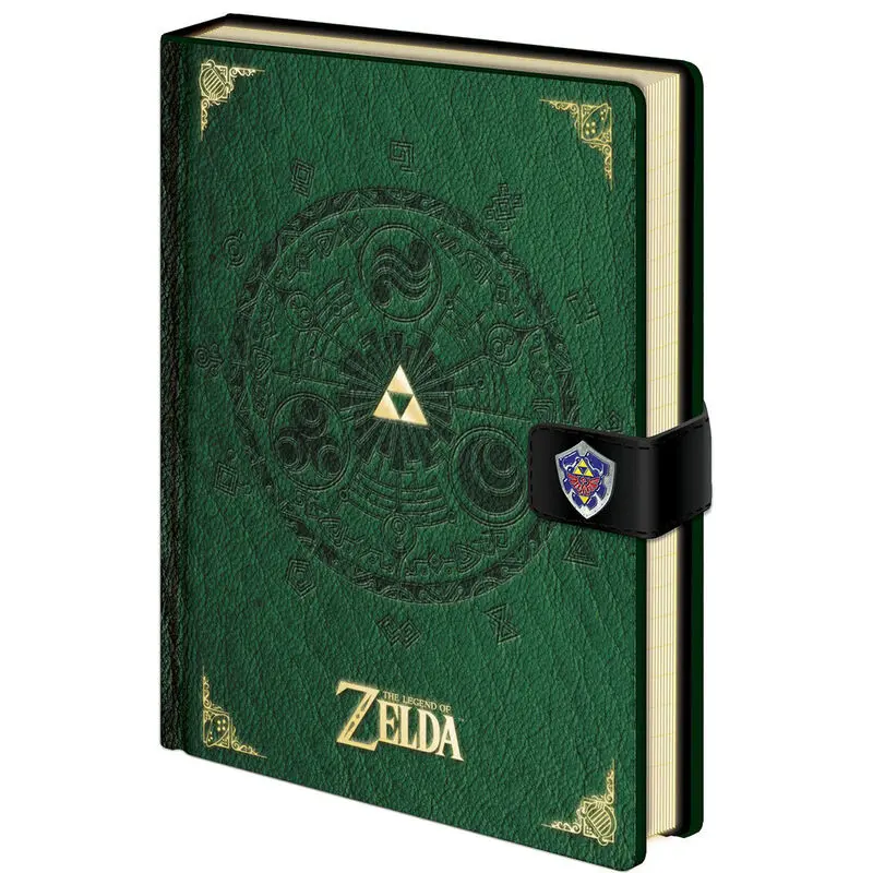 Legend of Zelda Prémiový zápisník A5 Triforce Nová verzia produktová fotografia