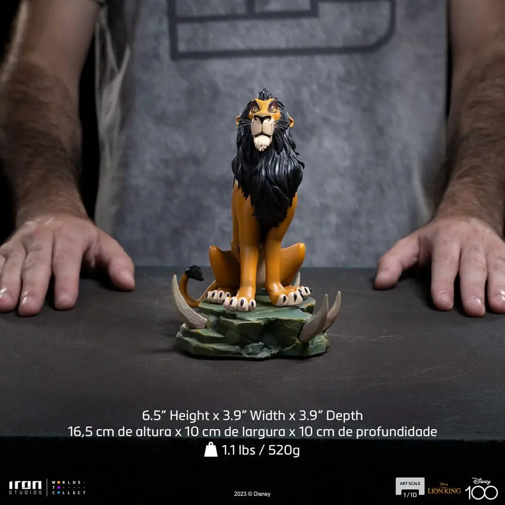 The Lion King Art Scale Socha 1/10 Scar Regular 16 cm termékfotó