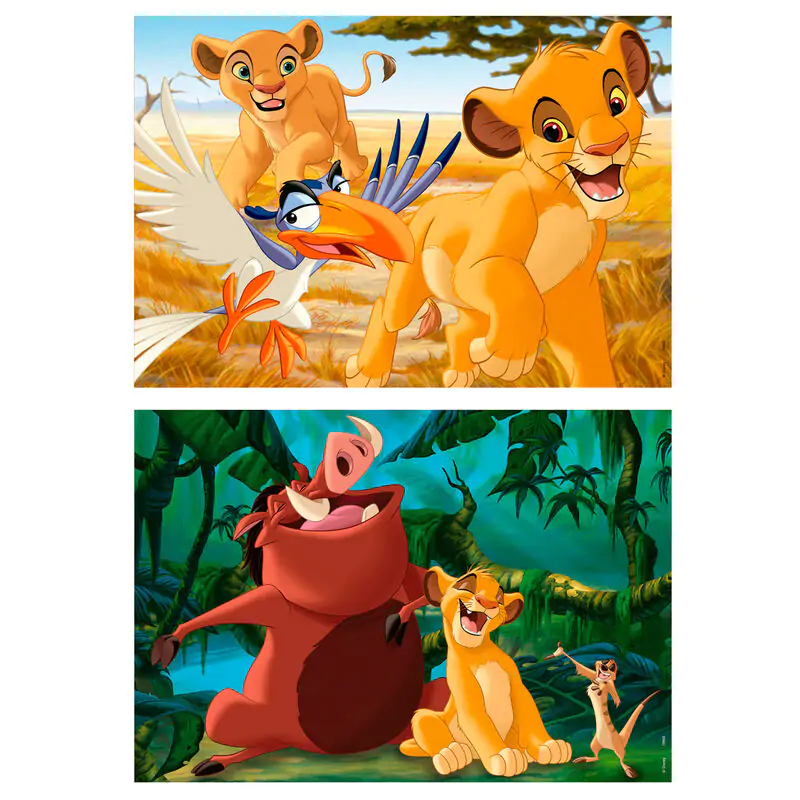 Disney The Lion King drevené puzzle 2x16ks produktová fotografia