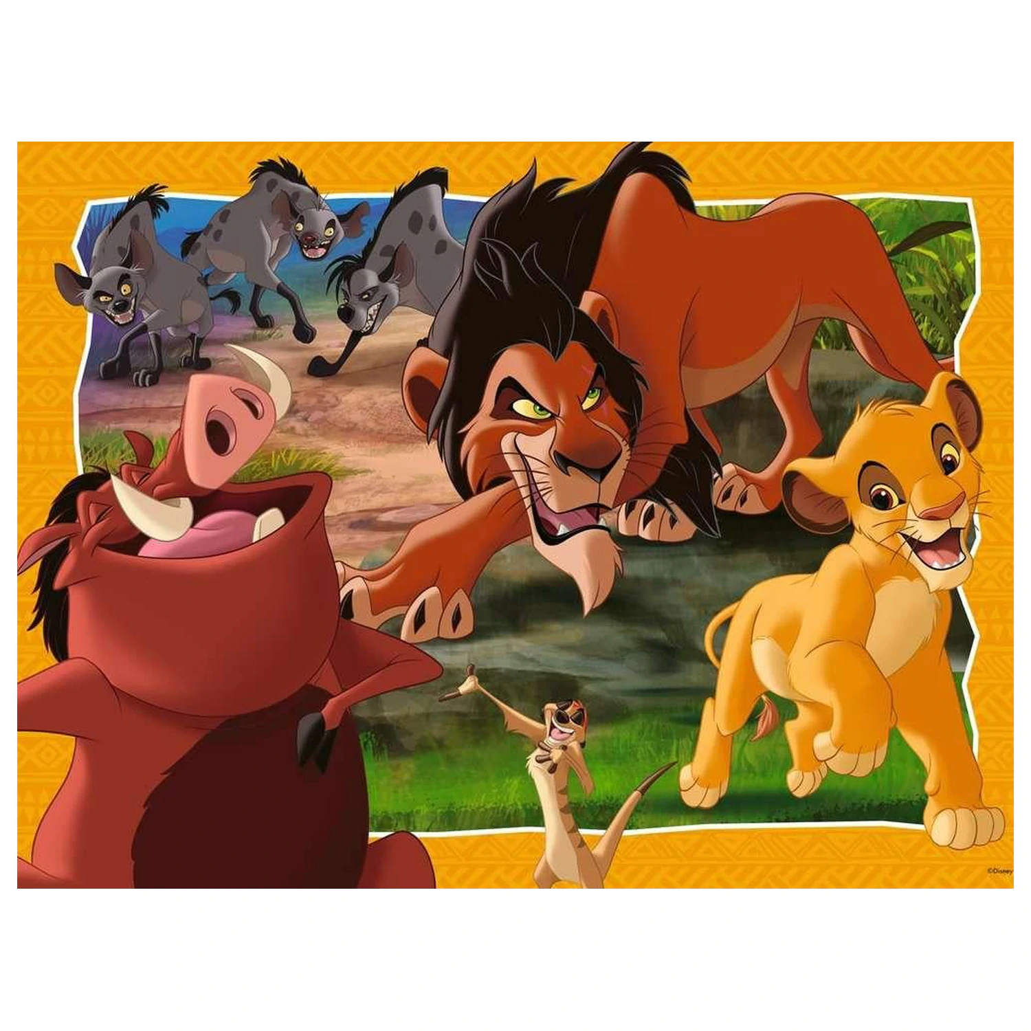 The Lion King Hakuna Matata XXL Puzzle (200 kusov) produktová fotografia