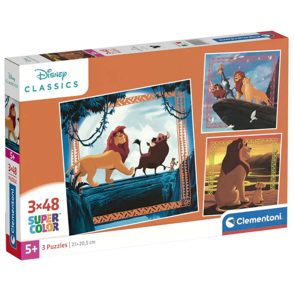 Disney The Lion King puzzle 3x48 dielikov produktová fotografia