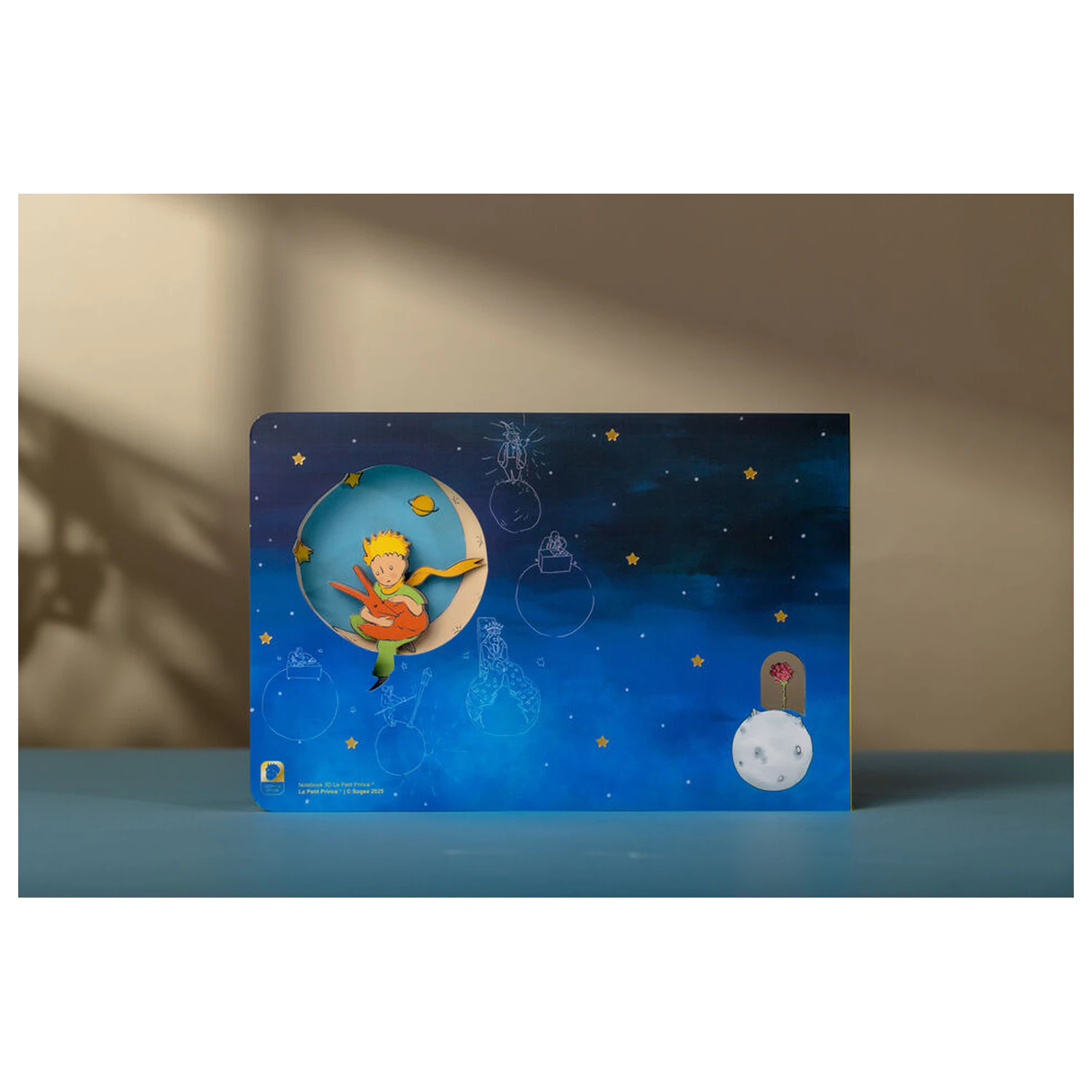 The Little Prince A5 zápisník produktová fotografia