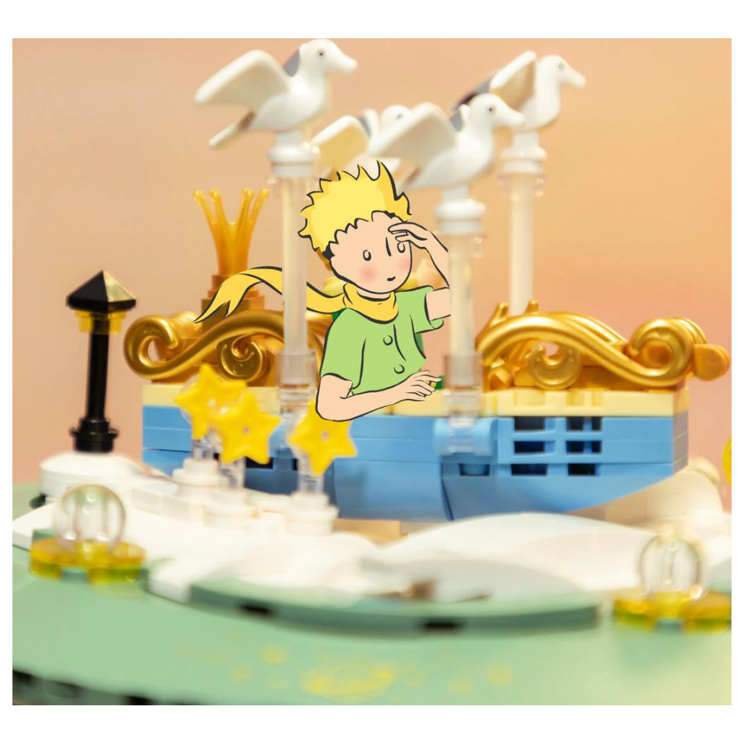 Stavebnica The Little Prince Presýpacie hodiny 31 cm produktová fotografia