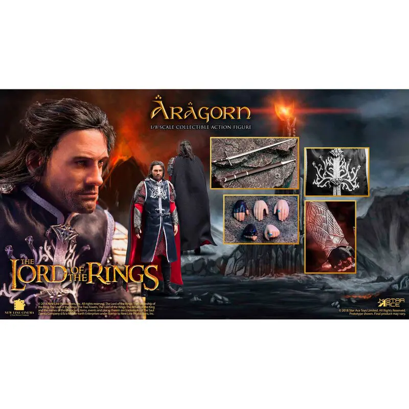 The Lord of the Rings Aragorn Real Master figúrka 23 cm produktová fotografia