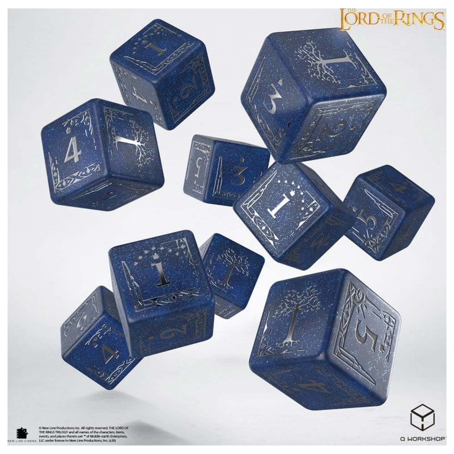The Lord of the Rings: 10 D6 sada kociek Gondor produktová fotografia