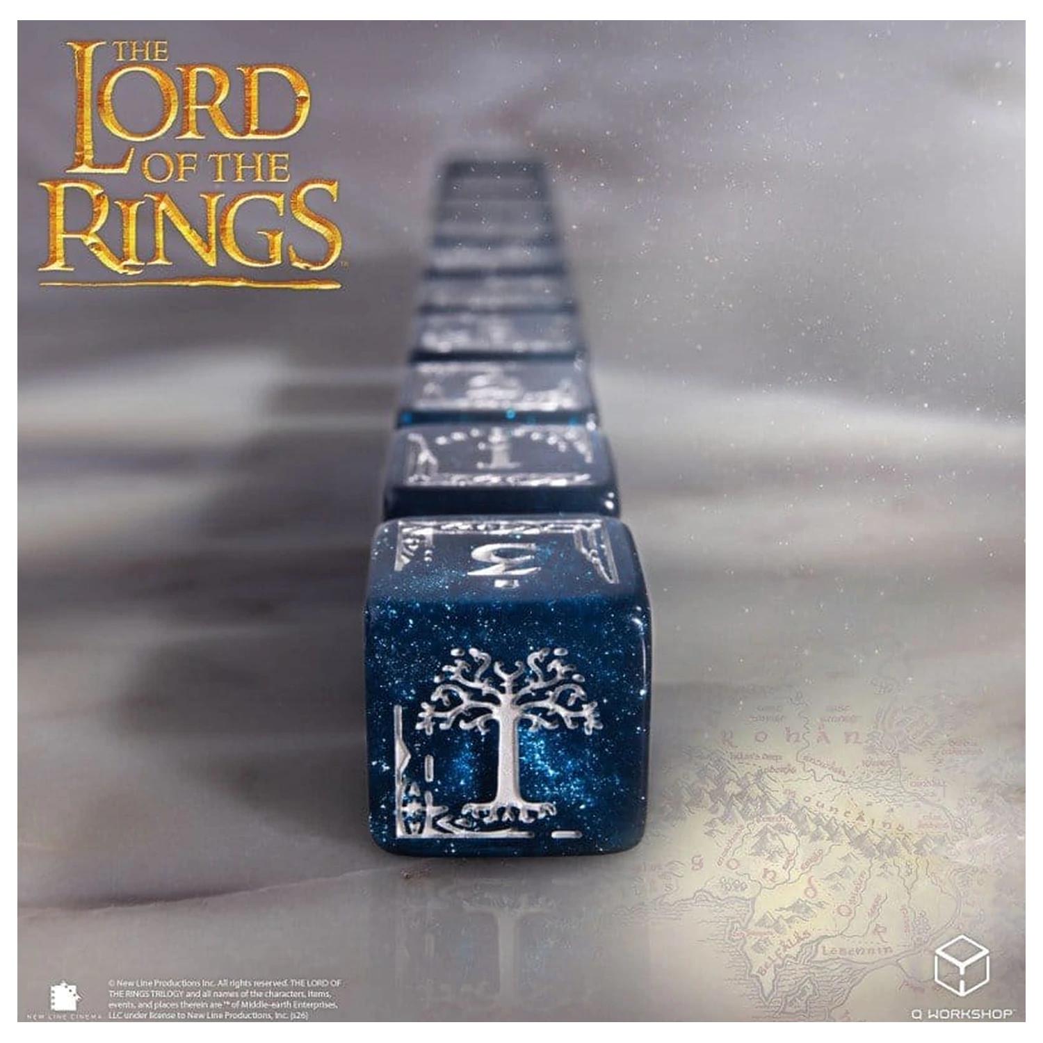The Lord of the Rings: 10 D6 sada kociek Gondor produktová fotografia