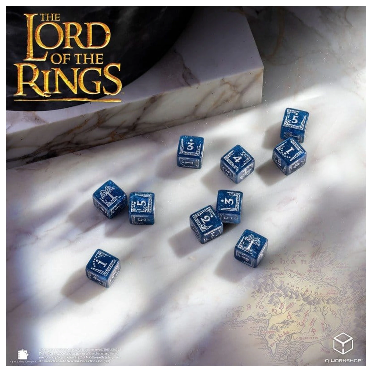 The Lord of the Rings: 10 D6 sada kociek Gondor produktová fotografia
