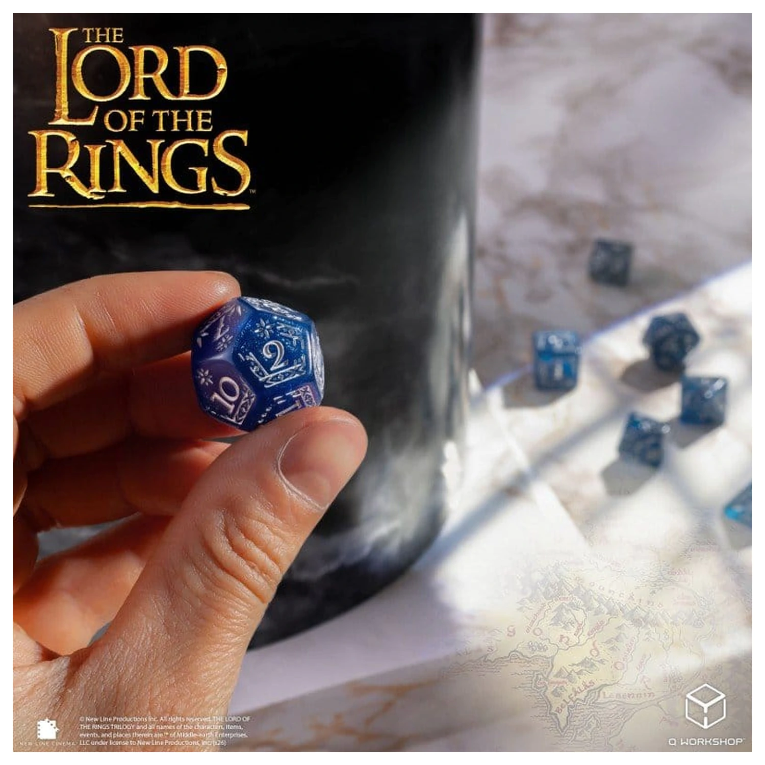 The Lord of the Rings súprava 7 kociek Gondor produktová fotografia