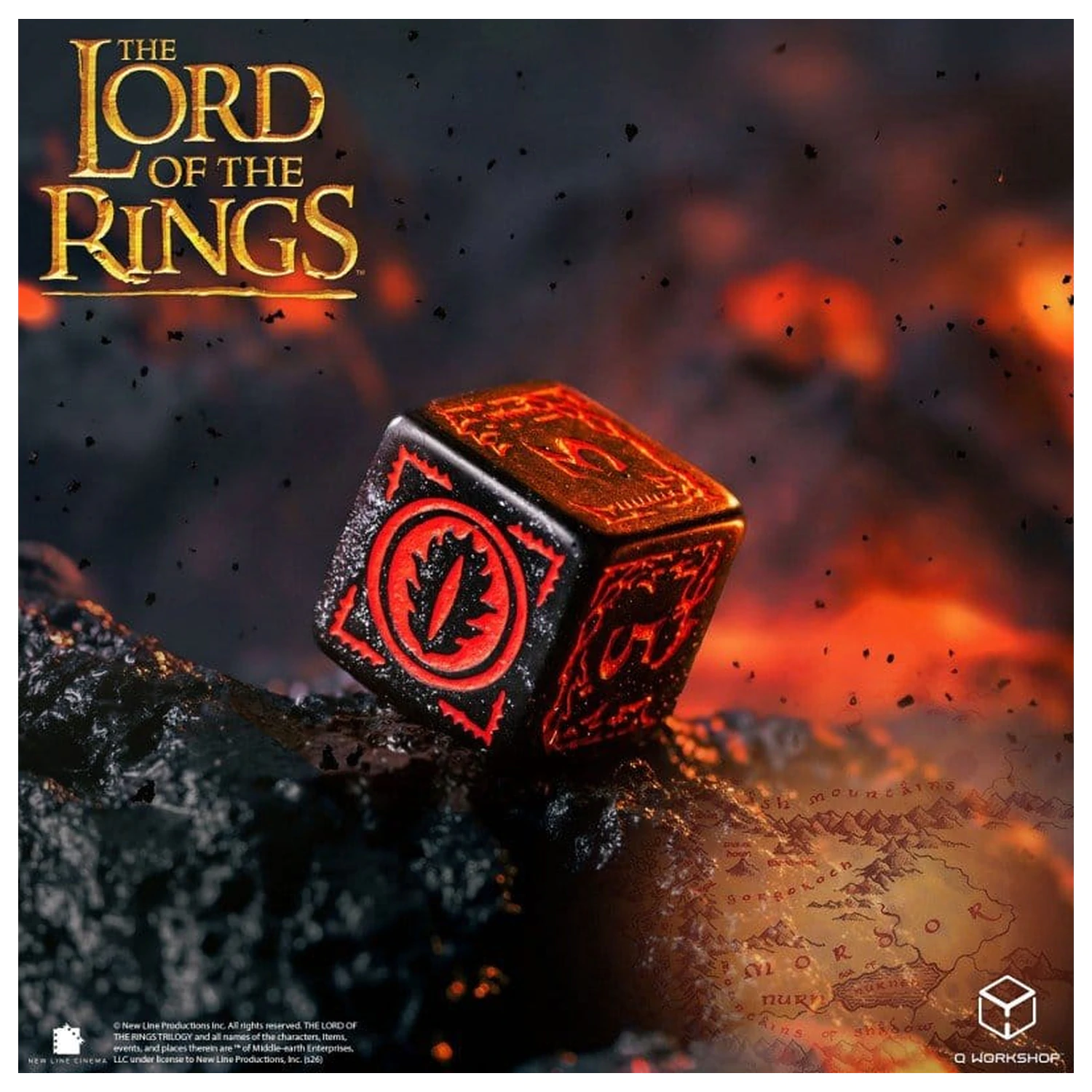 The Lord of the Rings Súprava kociek 7 Mordor produktová fotografia