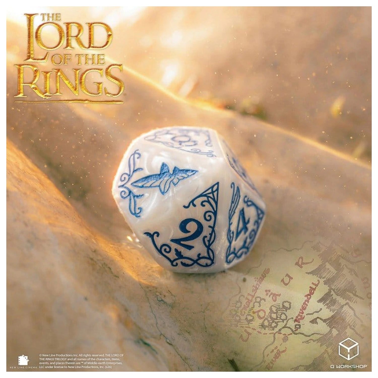 The Lord of the Rings súprava 7 Rivendell (Stone) kociek produktová fotografia