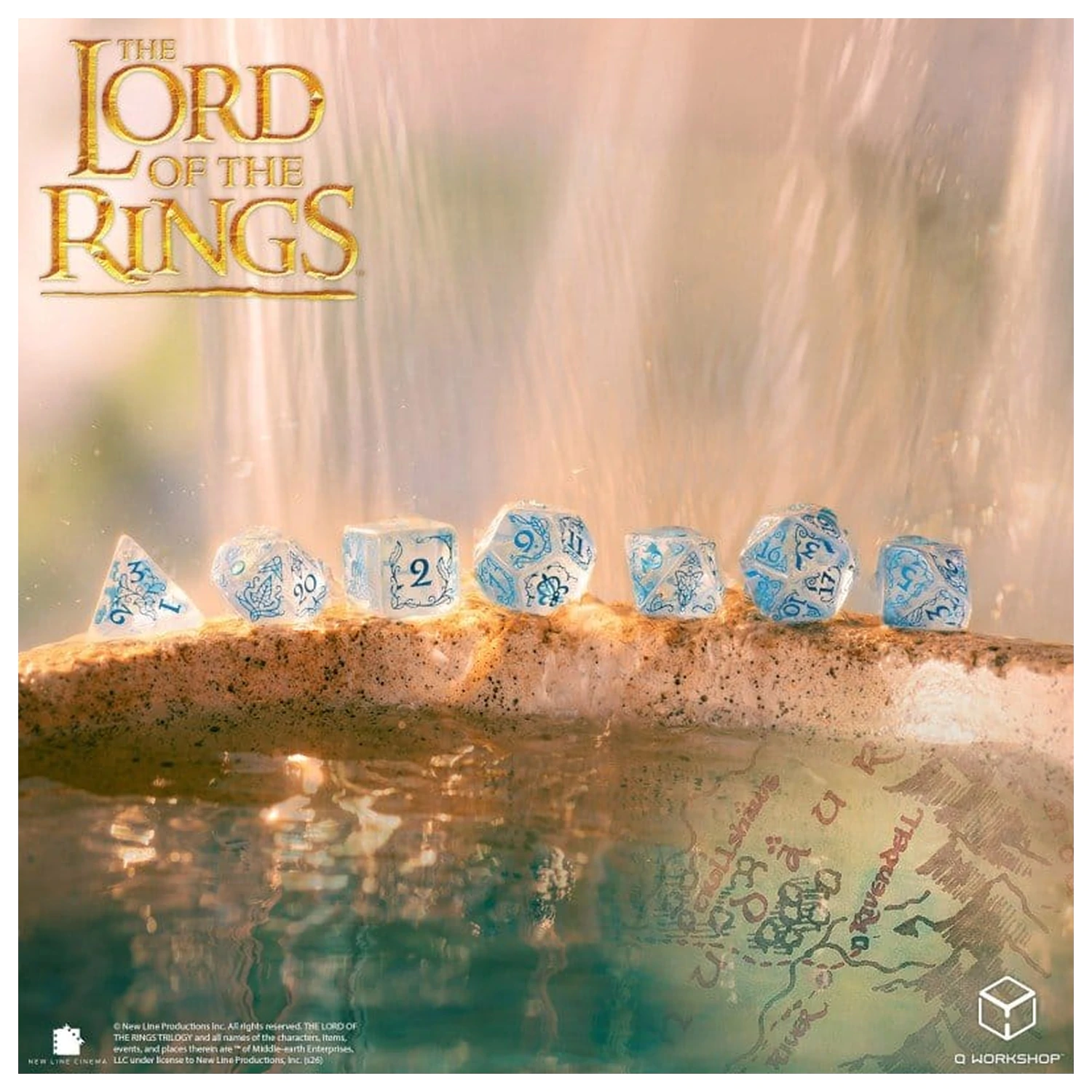 The Lord of the Rings Súprava kociek 7 Rivendell (Water) produktová fotografia
