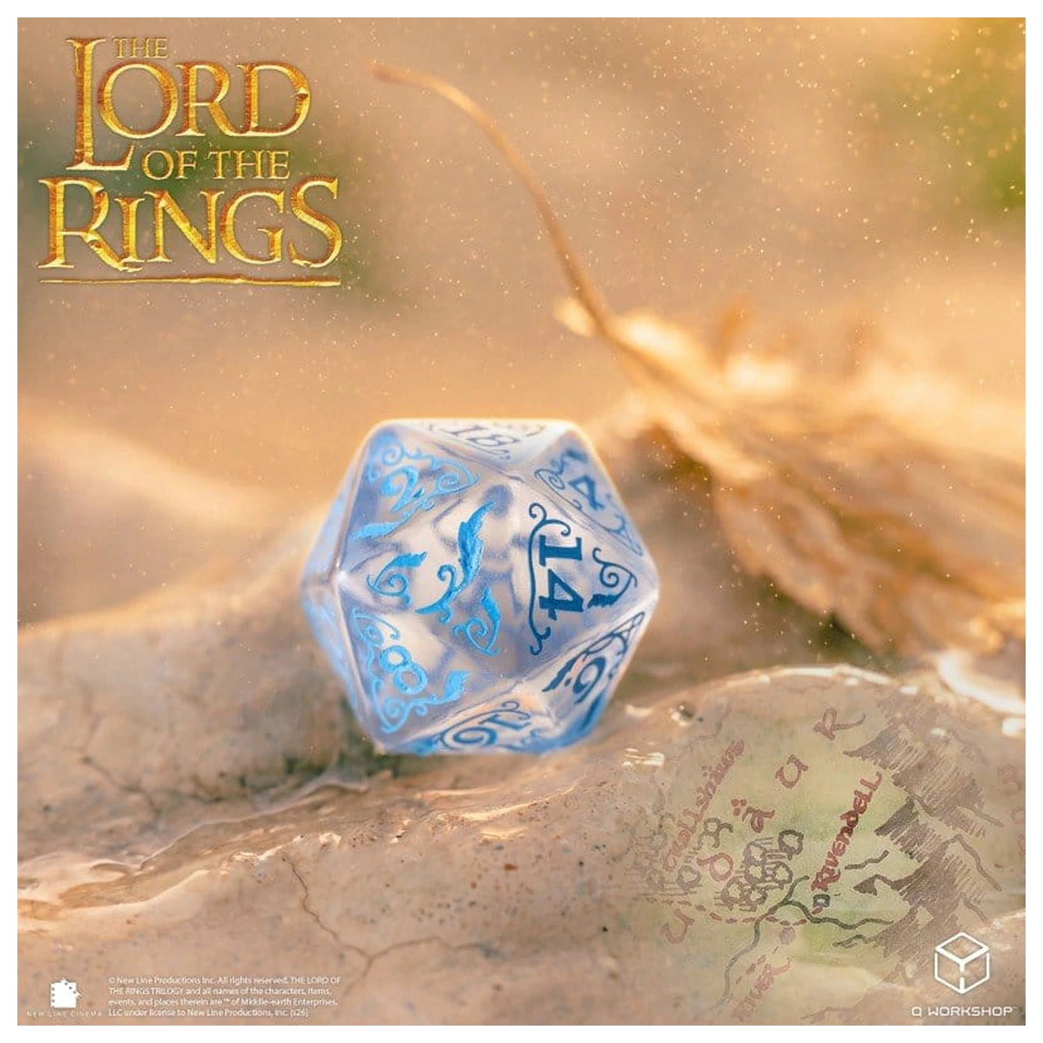 The Lord of the Rings Súprava kociek 7 Rivendell (Water) produktová fotografia