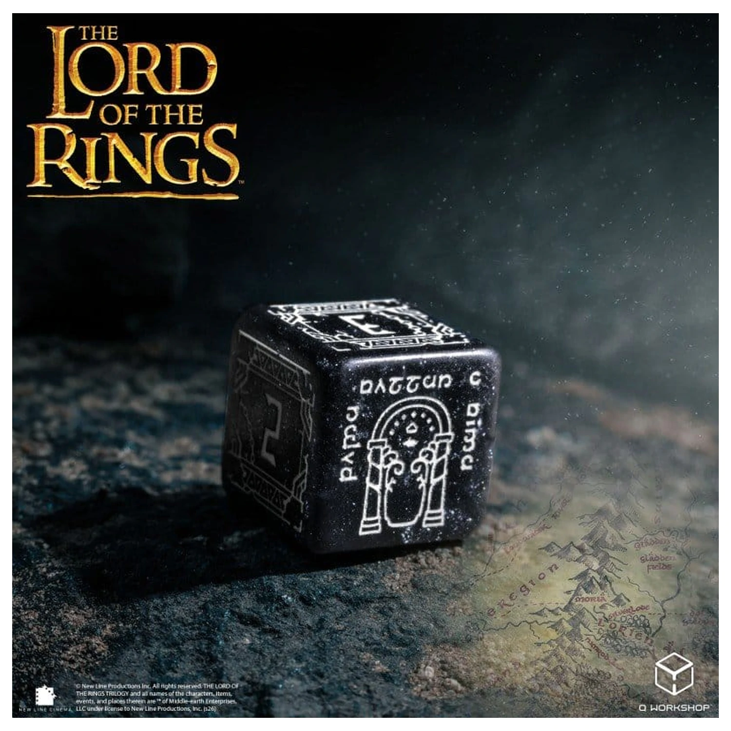 The Lord of the Rings súprava 7 kociek Moria (svietiace v tme) produktová fotografia