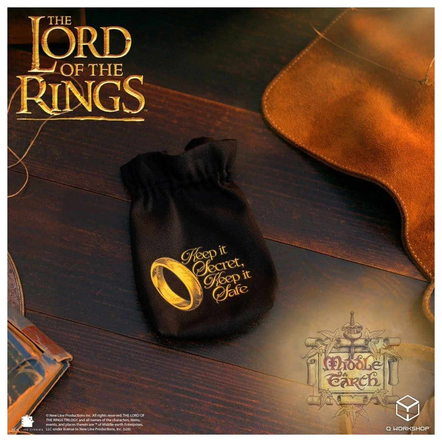 The Lord of the Rings vrecúško na kocky The One Ring produktová fotografia