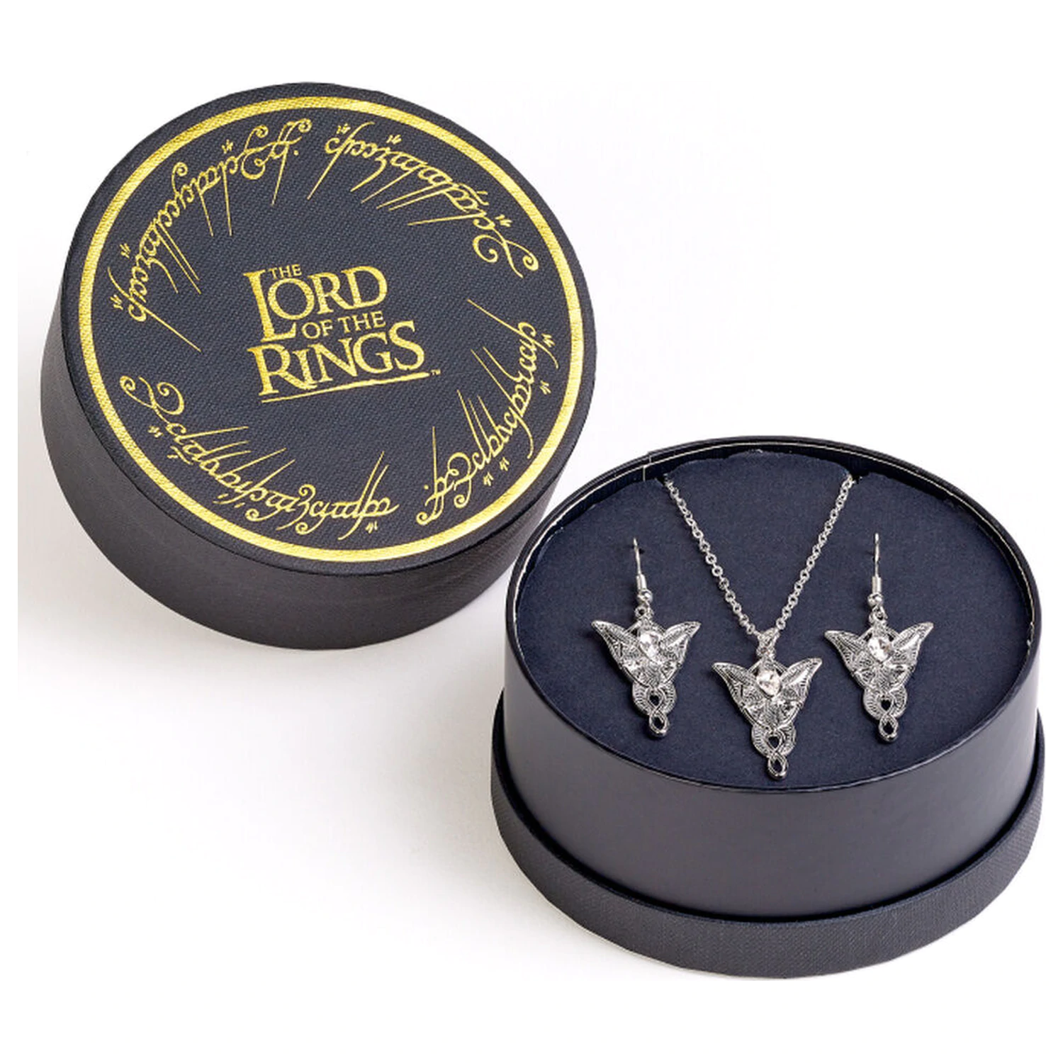 The Lord of The Rings Evenstar náušnice a súprava náhrdelníka produktová fotografia