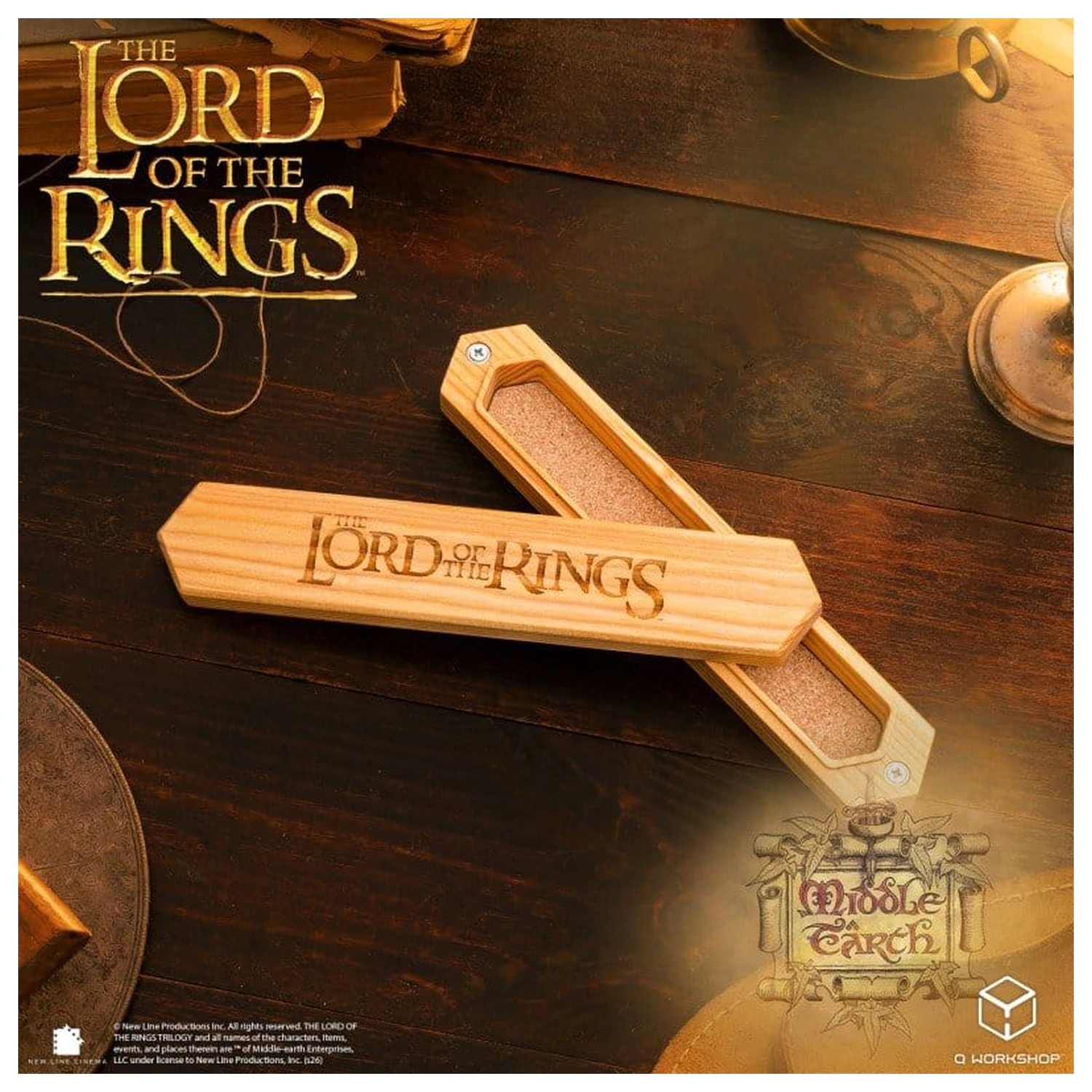 The Lord of the Rings Drevená krabica na kocky Smrekovec produktová fotografia
