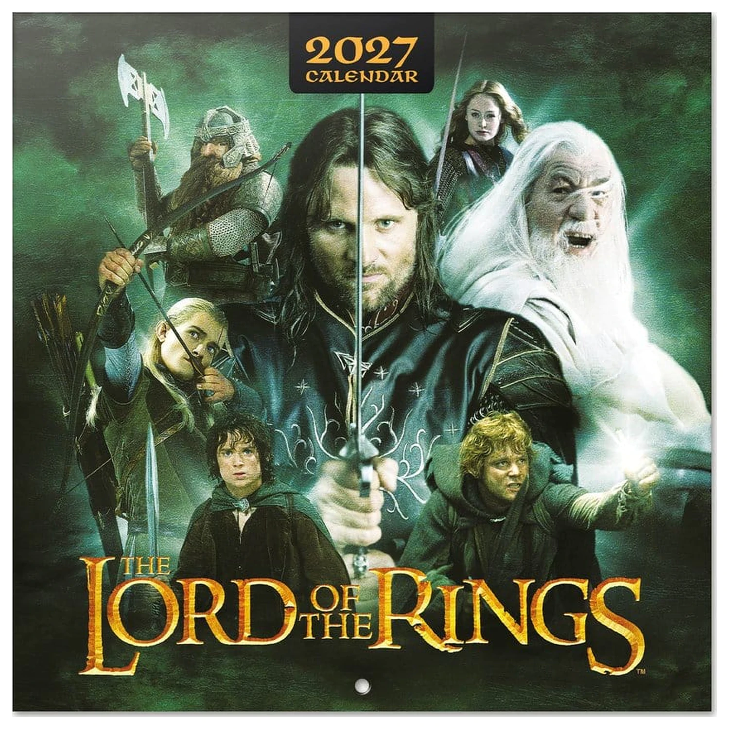 The Lord of the Rings Nástenný kalendár 2027 30 x 30 cm produktová fotografia