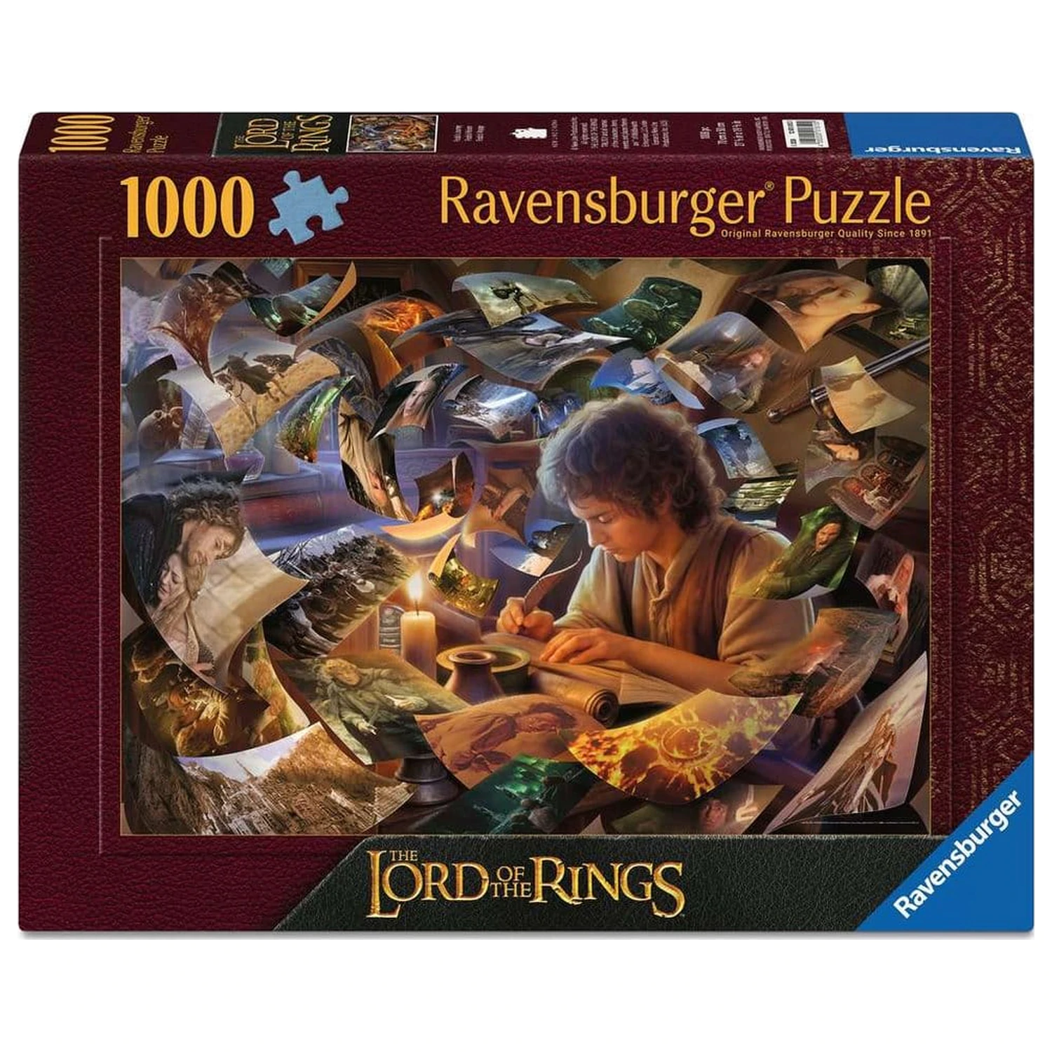 The Lord of the Rings Jigsaw Puzzle Frodo's Journey (1000 kusov) produktová fotografia