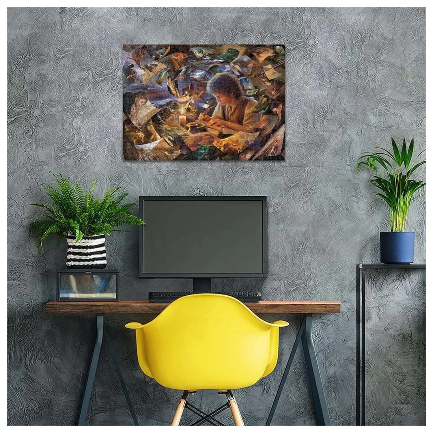 The Lord of the Rings Jigsaw Puzzle Frodo's Journey (1000 kusov) produktová fotografia