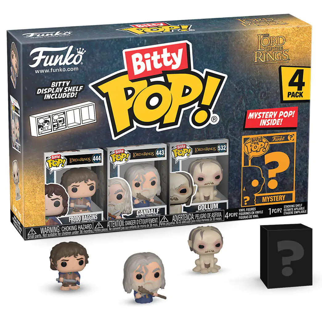 Blister 4 figúrkami Bitty Funko POP The Lord of the Rings Frodo termékfotó