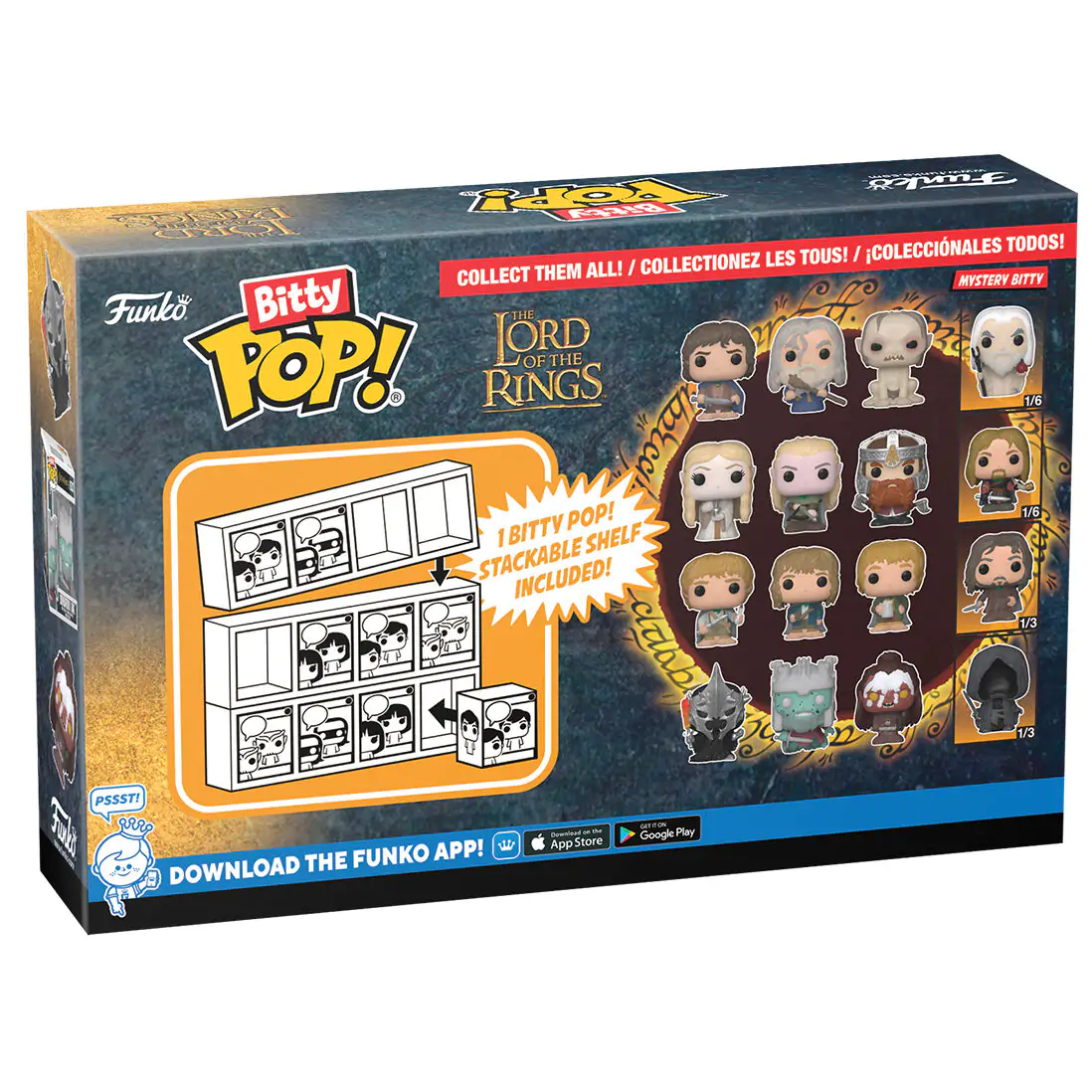 Blister 4 figúrkami Bitty Funko POP The Lord of the Rings Frodo termékfotó