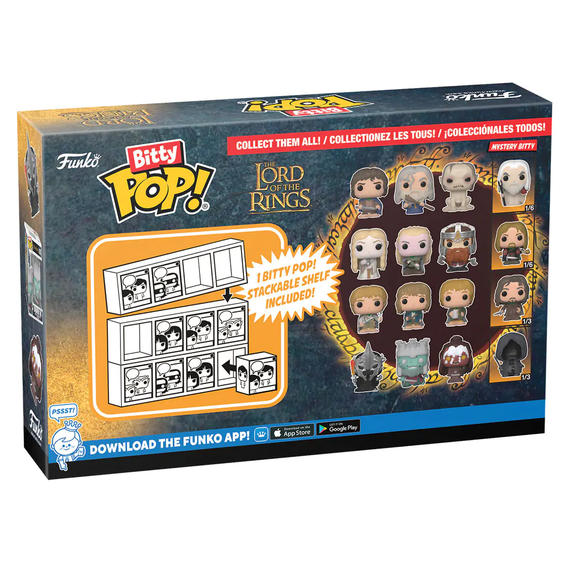 Blister 4 figúrky Bitty Funko POP The Lord of the Rings Witch King termékfotó