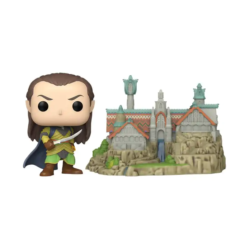 The Lord of the Rings Funko POP! Town Vinylová figúrka Elrond & Rivendell 9 cm produktová fotografia