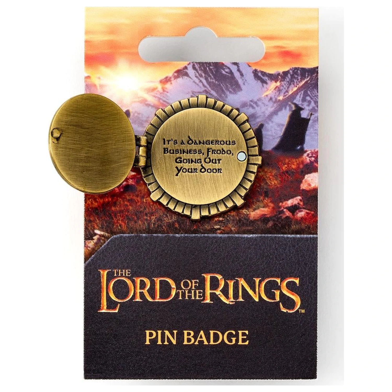 The Lord of the Rings Hobbit Door odznak špendlík produktová fotografia